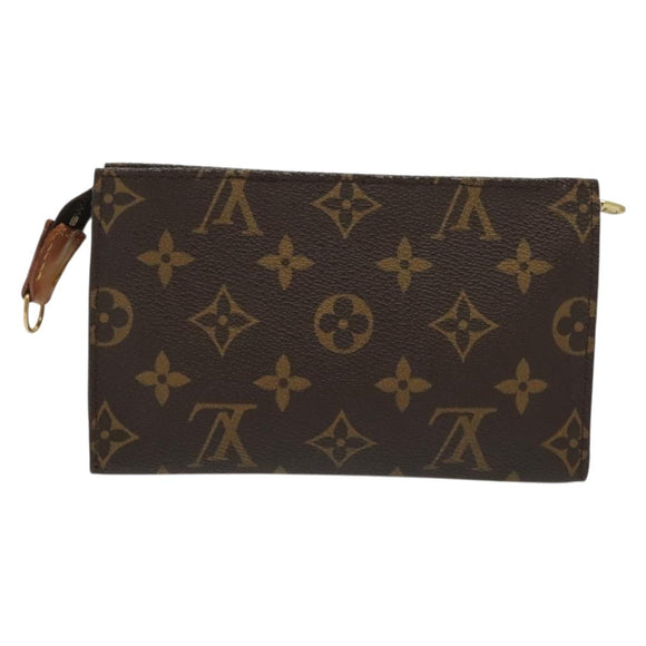 LOUIS VUITTON Monogram Bucket PM Accessory Pouch LV Auth 139885
