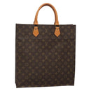 LOUIS VUITTON Monogram Sac Plat Hand Bag M51140 LV Auth 139896-1