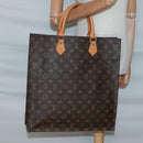 LOUIS VUITTON Monogram Sac Plat Hand Bag M51140 LV Auth 139896-19