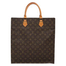 LOUIS VUITTON Monogram Sac Plat Hand Bag M51140 LV Auth 139896-2