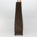 LOUIS VUITTON Monogram Sac Plat Hand Bag M51140 LV Auth 139896-4