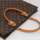 LOUIS VUITTON Monogram Sac Plat Hand Bag M51140 LV Auth 139896-6