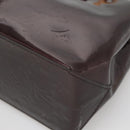 LOUIS VUITTON Monogram Vernis Reade PM Hand Bag Amarante M91993 LV Auth 139897-15