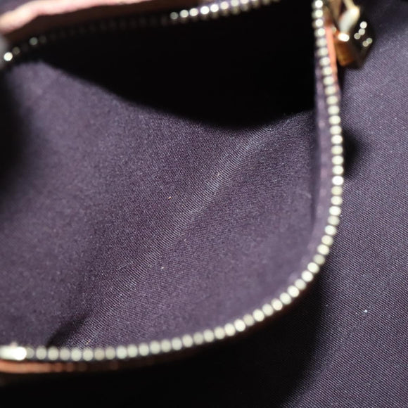 LOUIS VUITTON Monogram Vernis Reade PM Hand Bag Amarante M91993 LV Auth 139897