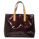 LOUIS VUITTON Monogram Vernis Reade PM Hand Bag Amarante M91993 LV Auth 139897-2