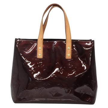 LOUIS VUITTON Monogram Vernis Reade PM Hand Bag Amarante M91993 LV Auth 139897 - 0