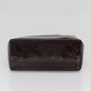 LOUIS VUITTON Monogram Vernis Reade PM Hand Bag Amarante M91993 LV Auth 139897-5