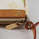 LOUIS VUITTON Monogram Multicolor Pochette Pouch White M92649 LV Auth 139900V-9