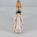 LOUIS VUITTON Monogram Multicolor Pochette Pouch White M92649 LV Auth 139900V-3