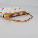 LOUIS VUITTON Monogram Multicolor Pochette Pouch White M92649 LV Auth 139900V-7