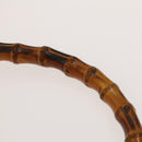 GUCCI Bamboo Shoulder Bag Leather 2way Beige Gold 001 2852 1577 0 Auth 139901-10