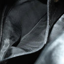 GUCCI Bamboo Shoulder Bag Leather 2way Black Gold 001 3444 1577 Auth 139902-20