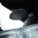 GUCCI Bamboo Shoulder Bag Leather 2way Black Gold 001 3444 1577 Auth 139902-21