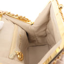 CHANEL Matelasse Chain Shoulder Bag Lamb Skin Pink Gold CC Auth 139905V-17