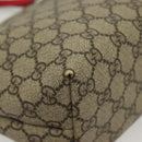 GUCCI GG Supreme Hand Bag PVC Beige Gold 550768 Auth 139907-15