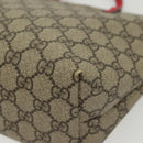 GUCCI GG Supreme Hand Bag PVC Beige Gold 550768 Auth 139907-16