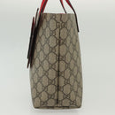 GUCCI GG Supreme Hand Bag PVC Beige Gold 550768 Auth 139907-3