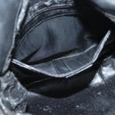 GUCCI Bamboo Shoulder Bag Leather 2way Black Gold 001 1638 Auth 139908-22