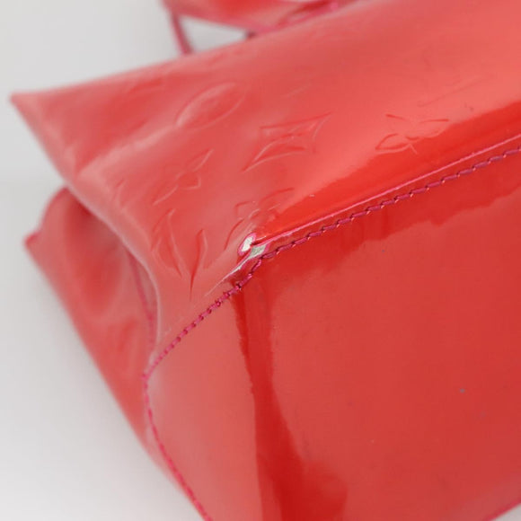 LOUIS VUITTON Monogram Vernis Wilshire PM Hand Bag Rose Pop M93643 Auth 139915