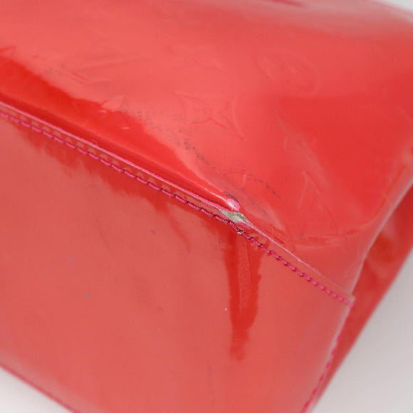LOUIS VUITTON Monogram Vernis Wilshire PM Hand Bag Rose Pop M93643 Auth 139915