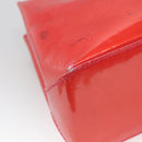 LOUIS VUITTON Monogram Vernis Wilshire PM Hand Bag Rose Pop M93643 Auth 139915-8