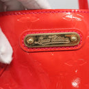 LOUIS VUITTON Monogram Vernis Wilshire PM Hand Bag Rose Pop M93643 Auth 139915-18