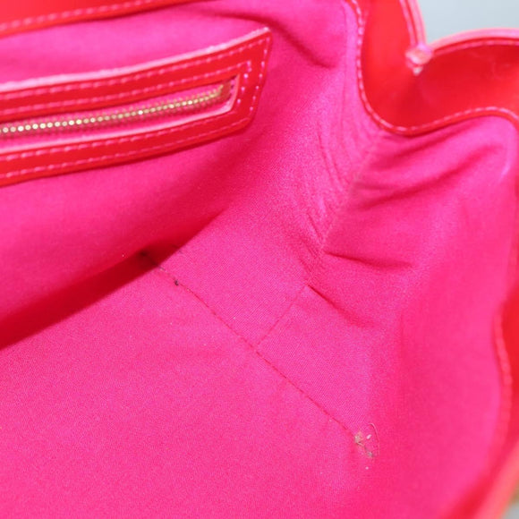 LOUIS VUITTON Monogram Vernis Wilshire PM Hand Bag Rose Pop M93643 Auth 139915