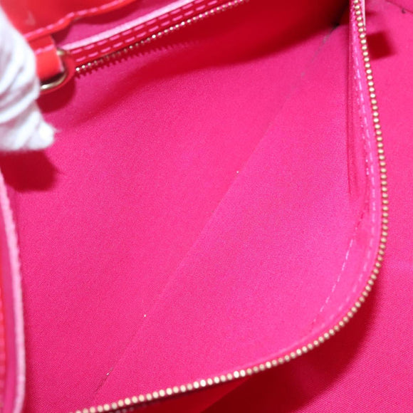 LOUIS VUITTON Monogram Vernis Wilshire PM Hand Bag Rose Pop M93643 Auth 139915
