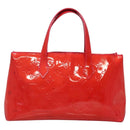LOUIS VUITTON Monogram Vernis Wilshire PM Hand Bag Rose Pop M93643 Auth 139915-2