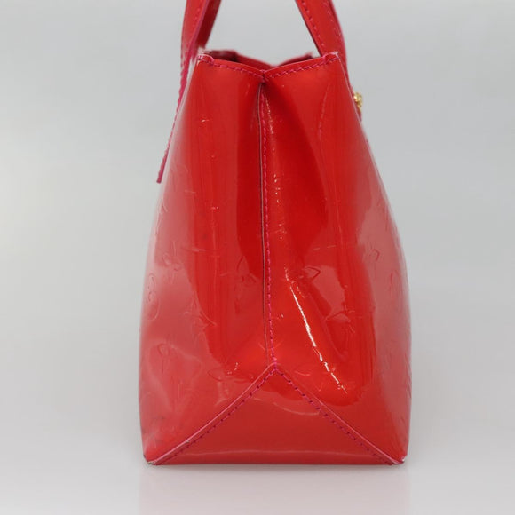 LOUIS VUITTON Monogram Vernis Wilshire PM Hand Bag Rose Pop M93643 Auth 139915