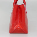 LOUIS VUITTON Monogram Vernis Wilshire PM Hand Bag Rose Pop M93643 Auth 139915-4