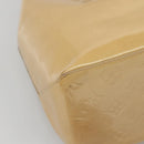 LOUIS VUITTON Monogram Vernis Reade MM Hand Bag Beige M91141 LV Auth 139916-14