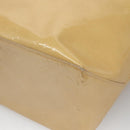 LOUIS VUITTON Monogram Vernis Reade MM Hand Bag Beige M91141 LV Auth 139916-15