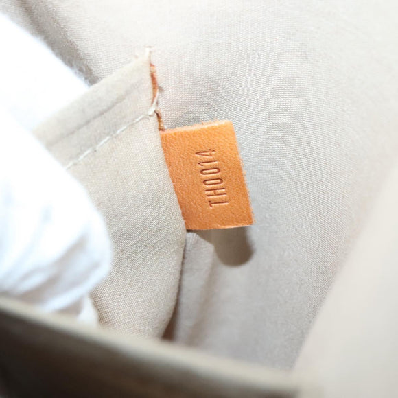 LOUIS VUITTON Monogram Vernis Reade MM Hand Bag Beige M91141 LV Auth 139916