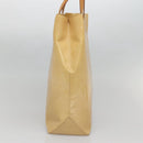 LOUIS VUITTON Monogram Vernis Reade MM Hand Bag Beige M91141 LV Auth 139916-3