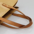 LOUIS VUITTON Monogram Vernis Reade MM Hand Bag Beige M91141 LV Auth 139916-7