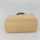 LOUIS VUITTON Monogram Vernis Reade MM Hand Bag Beige M91141 LV Auth 139916-5