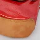 LOUIS VUITTON Monogram Vernis Biscayne Bay GM Bag Rouge M91287 LV Auth 139917-9