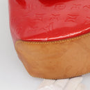 LOUIS VUITTON Monogram Vernis Biscayne Bay GM Bag Rouge M91287 LV Auth 139917-14