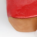 LOUIS VUITTON Monogram Vernis Biscayne Bay GM Bag Rouge M91287 LV Auth 139917-16