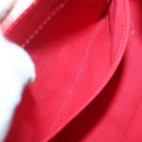 LOUIS VUITTON Monogram Vernis Biscayne Bay GM Bag Rouge M91287 LV Auth 139917-11