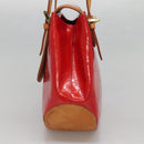 LOUIS VUITTON Monogram Vernis Biscayne Bay GM Bag Rouge M91287 LV Auth 139917-4