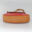 LOUIS VUITTON Monogram Vernis Biscayne Bay GM Bag Rouge M91287 LV Auth 139917-5