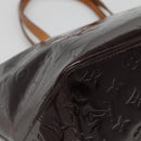 LOUIS VUITTON Monogram Vernis Bellevue GM Tote Bag Amarante M93589 Auth 139919-14