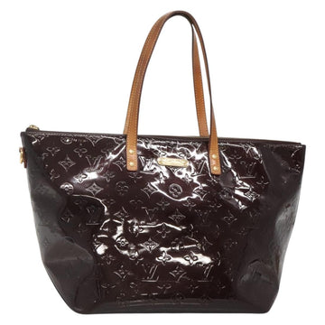 LOUIS VUITTON Monogram Vernis Bellevue GM Tote Bag Amarante M93589 Auth 139919