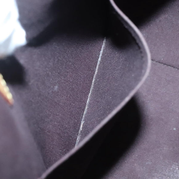 LOUIS VUITTON Monogram Vernis Bellevue GM Tote Bag Amarante M93589 Auth 139919