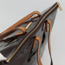 LOUIS VUITTON Monogram Vernis Bellevue GM Tote Bag Amarante M93589 Auth 139919-6