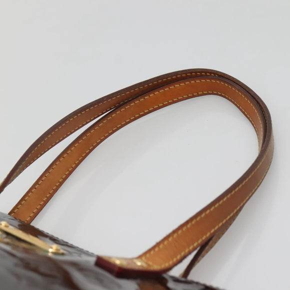 LOUIS VUITTON Monogram Vernis Bellevue GM Tote Bag Amarante M93589 Auth 139919