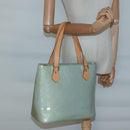LOUIS VUITTON Monogram Vernis Houston Hand Bag Lavande M91218 LV Auth 139921-23