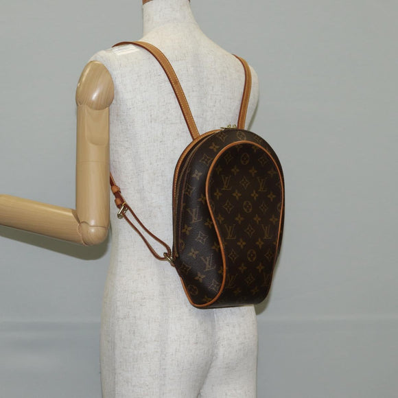 LOUIS VUITTON Monogram Ellipse Sac A Dos Shoulder Bag M51125 LV Auth 139922